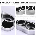 thumbnail image 4 of Auto Drink Bottle Holder for Car Use 2Pcs Silver ABS Durable, 4 of 4