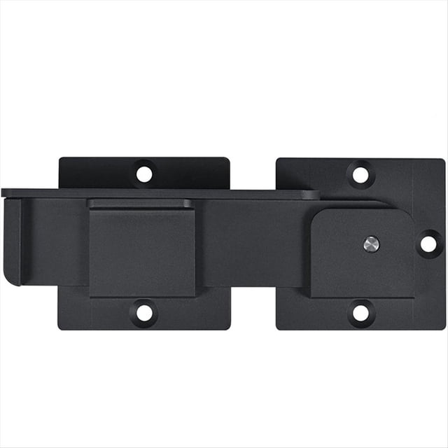 Cerradura de Pestillo de Puerta Abatible, Cerradura de Pestillo de Puerta Abatible Ajustable con 3 Orificios para Candado, Pestillo de Puerta de Aleación de Aluminio Resistente