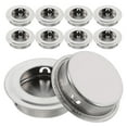 thumbnail image 4 of Raindrops 10pcs Barn Door Handle Recessed Cabinet Door Finger Pull Garage Door Handle Pull, 4 of 8