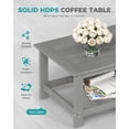 thumbnail image 2 of Harbweb 7-Piece HDPS Outdoor Sofa Patio Furniture Set, Gray Frame with Beige Cussion, 2 of 7