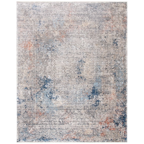 SAFAVIEH Dream Jessamine Distressed Area Rug, Grey/Blue, 8' x 10'
