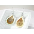 thumbnail image 6 of Vibrant Two-Tone Mother of Pearl Shell Rain Droplets Earrings, 6 of 9