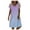 Light Blue dresses for women 2023, variant on Wycnly Dresses for Women Plus Size Casual Loose Swing Tunic Tshirt Midi Sundress V-Neck Short Sleeve Gradient Print Summer Knee-Length Formal Dress Hot Pink l