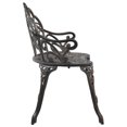 thumbnail image 5 of vidaXL Bistro Bench 39.4" Bronze Cast Aluminium, 5 of 7