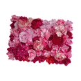 thumbnail image 4 of Panel de pared de flores, fondo de pared de flores, panel floral decorativo de exhibición de bricolaje, telón de fondo de bodas para el escenario del Estilo B, 4 of 8