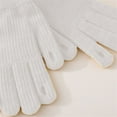 thumbnail image 4 of Tittly Winter Gloves Gloves for Women Gloves Women's Winter Padded Outdoor Cycling Car Cold Non Slip Screen Driving To Keep Warm Cotton Gloves Warm Gloves White One Size, 4 of 6
