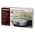 thumbnail image 3 of CUISINART MCP33-30HN MultiClad Pro Sauteuse en Acier Inoxydable 5-1/2-Quart avec Assistant et Housse, Argent, 3 of 5