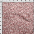 thumbnail image 4 of oneOone Velvet Medium Pink Fabric Asian Floral Sewing Material Print Fabric By The Yard 58 Inch Wide, 4 of 4