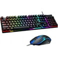 thumbnail image 1 of InnotechSC Combo de Teclado y Mouse para Juegos de 104 Teclas con Teclado de Computadora Silencioso Retroiluminado RGB, Panel Totalmente Metálico, Teclado para PC con Iluminación Impermeable, Teclado con Cable USB para Jugadores de PC Xbox, 1 of 10