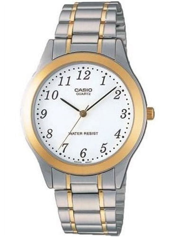 Men's Watch - MTP-1128G-7BRDF White Dial, Multicolor Band