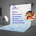 thumbnail image 4 of ABPHOTO Polyester 5x7ft Minimalist Backdrop Water Droplets Petals Light Background for Personal Party and Photography Studio Background Props, 4 of 5