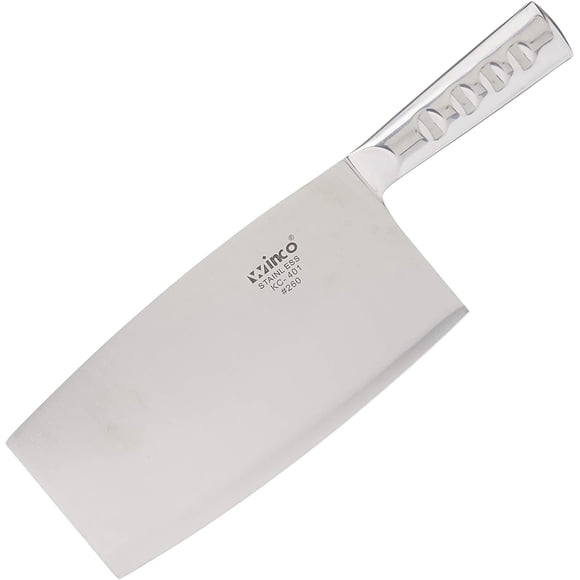 Winco Chinese Cleaver with Stainless Steel Handle