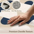 thumbnail image 6 of ODIKA 3'x5' Navy Beige Modern Geometric Abstract Washable Area Rug Contemporary Minimalist Scandinavian Style Bauhaus for Hallway, Laundry Room, Non-Slip, Flatweave, Easy Care, 6 of 7