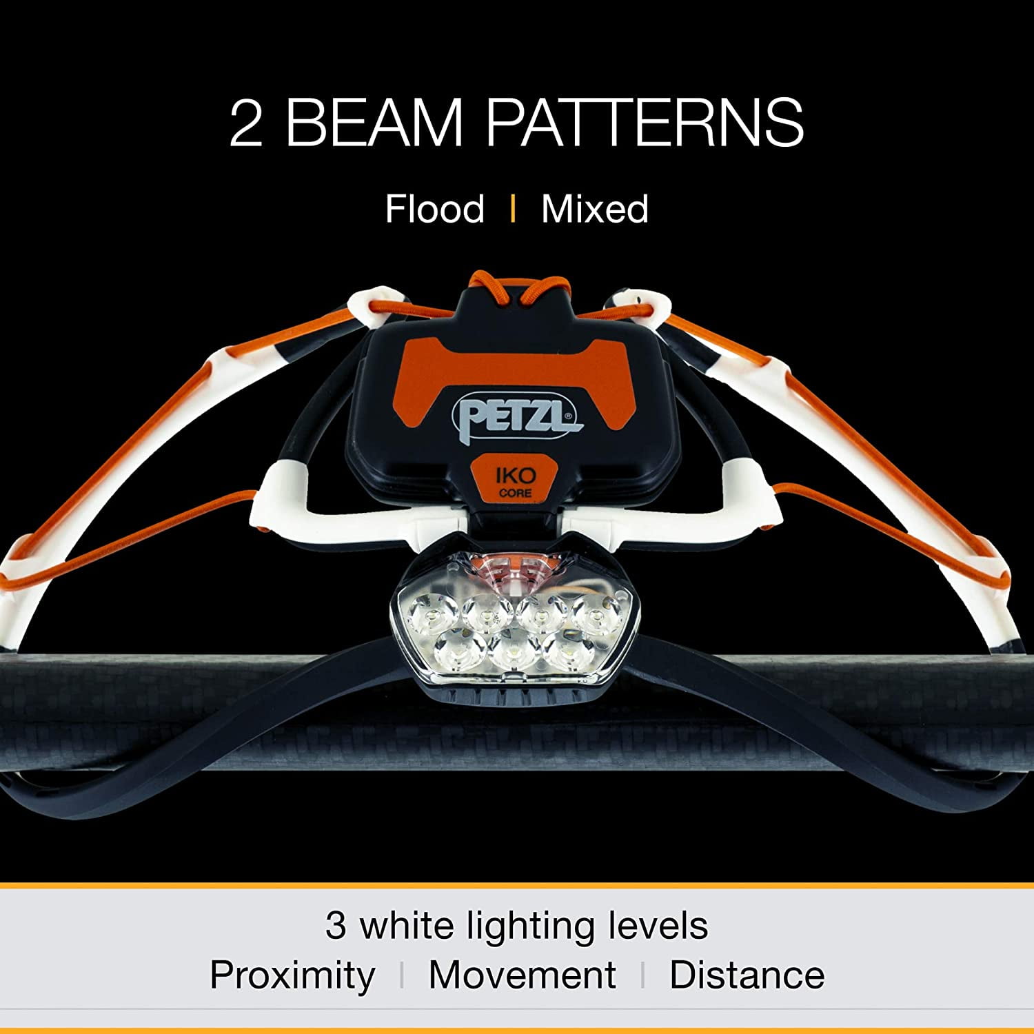 Petzl, IKO CORE Rechargeable LED Headlamp with Lightweight Headband and 500 Lumens