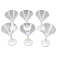 thumbnail image 2 of Flashing Plastic Martini Glasses, Automatic Switch  Craftsmanship Plastic LED Martini Glasses 210ml  For Party, 2 of 8