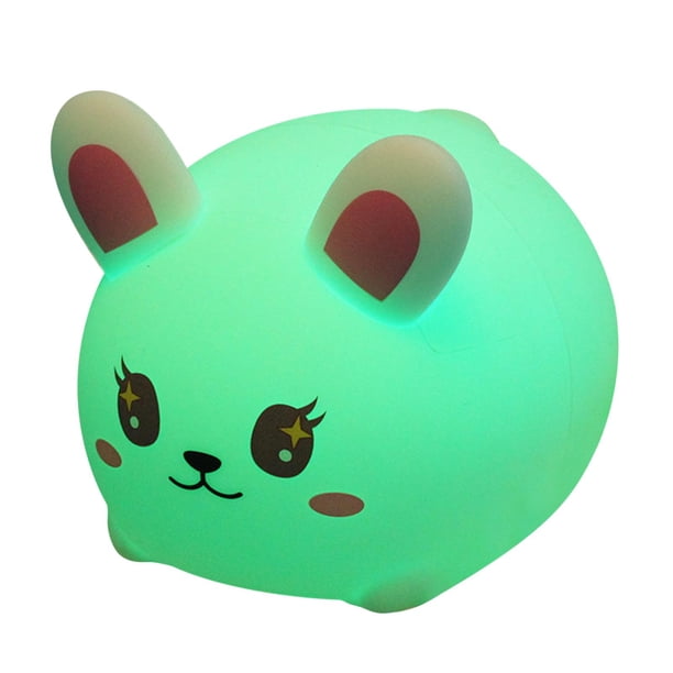 Juguetes de piscina, juguetes para bebés, juguetes para niños pequeños, luz nocturna de silicona, luz de palmaditas, luz de inducción con carga USB, luz de cama, luces nocturnas