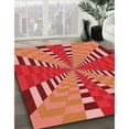 thumbnail image 2 of Ahgly Company Indoor Rectangle Patterned Ferrari Red Area Rugs, 8' x 12', 2 of 6