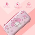 thumbnail image 2 of Cute Switch Carrying Case for Nintendo Switch OLED, Portable Travel Carry Case with 12 Game Card Slots, Inner Protective Storage Bag (Melody), 2 of 5