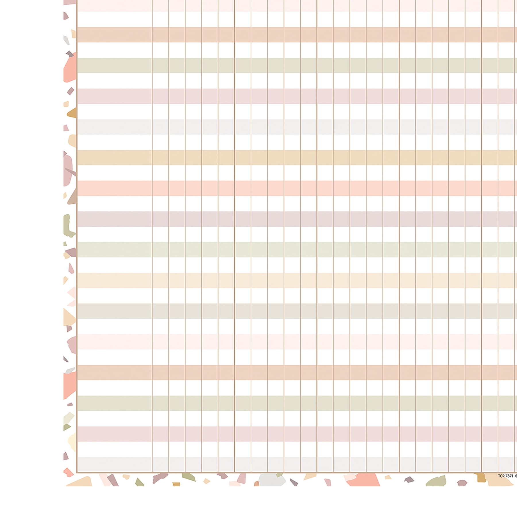 Teacher Created Resources Terrazzo Tones Incentive Chart, 17" x 22", Pack of 6