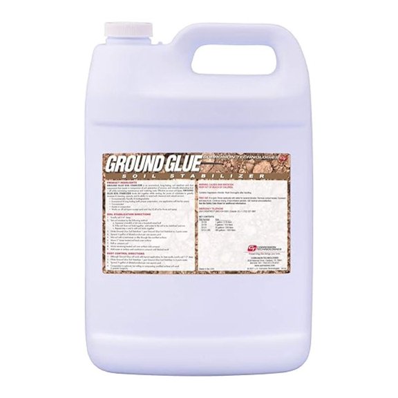 Ground Glue Soil Stabilizer Dirt Road and Dirt Surface stabilizer and Erosion Control 1 Gallon (Treats 72 sq. ft.)