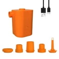 thumbnail image 2 of DYNWAVECA Electric Air Pump Portable Air Pump Lightweight Mini Pump Inflate and Deflate Air Pump for Inflatable Giant Pool Floats Orange, 2 of 10