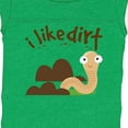 thumbnail image 4 of Inktastic I Like Dirt Earthworm Boys or Girls Baby Bodysuit, 4 of 5