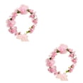 thumbnail image 4 of Jumpingount de flores, decoración para el cabello, colgante nupcial, diadema de boda, mano de obra fina atractiva, guirnalda de cabeza Type1 NO1, 4 of 6