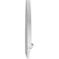 thumbnail image 4 of Ekena Millwork 40"W x 26-3/4"H x 2-3/4"P Half Round 3 Spoke Architectural Grade PVC Combination Pediment, 4 of 7