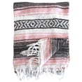thumbnail image 6 of Del Mex Authentic Mexican Blanket, Woven in Mexico, 70" x 50" Falsa for Outdoors (Pink), 6 of 7