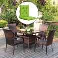 thumbnail image 3 of Cojín para tumbona, cojín para silla mecedora, antideslizante para jardín con ataduras, cojín para tumbona para patio, cojín para respaldo, reclinable Verde, 3 of 7