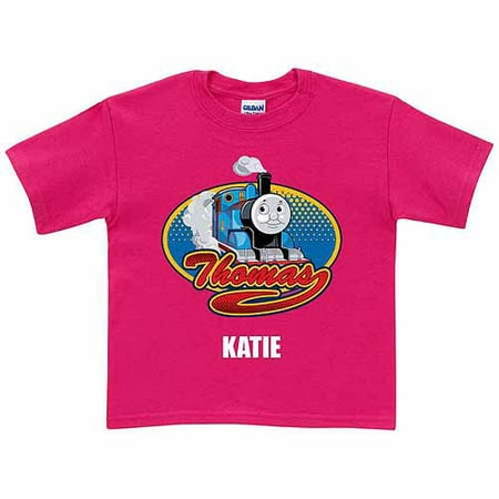 Personalized Thomas & Friends All Aboard! Toddler Girl Hot Pink