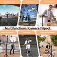 thumbnail image 3 of UEGOGO 54" Phone Tripod & Selfie Stick, Extendable Cell Phone Tripod Stand, Compatible with iPhone Android Phone, Camera ﻿, 3 of 6