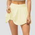thumbnail image 2 of hoksml Beach Skirt,Women's Fake Two-piece Running Casual Summer Sports Exercise Cycling Shorts Gym Yoga Tennis Skirt (including Pocket), 2 of 5