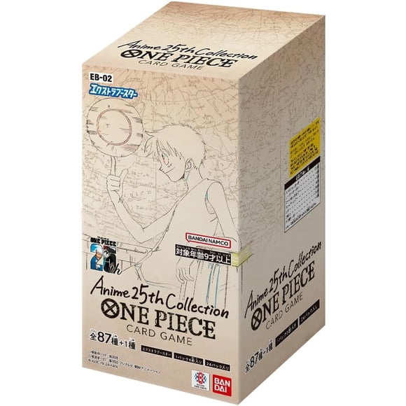 One Piece Card Game Extra Booster Anime 25th Collection EB-02 Booster Box (Japanese) - 24 Packs