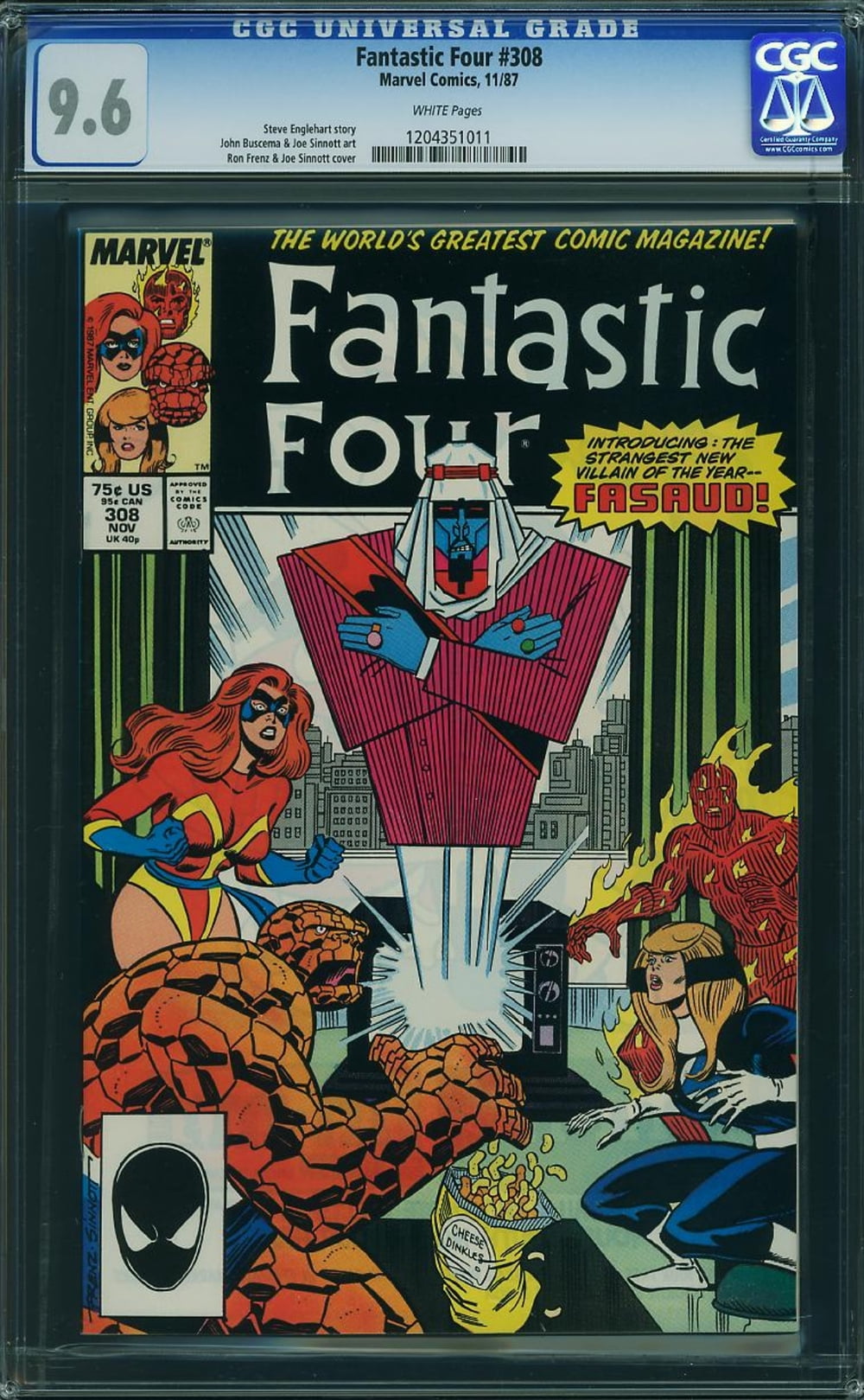 Cover of Fantastic Four #308