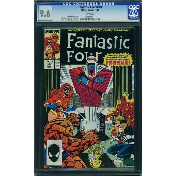 Fantastic Four #308 - CGC 9.6 Comic Book
