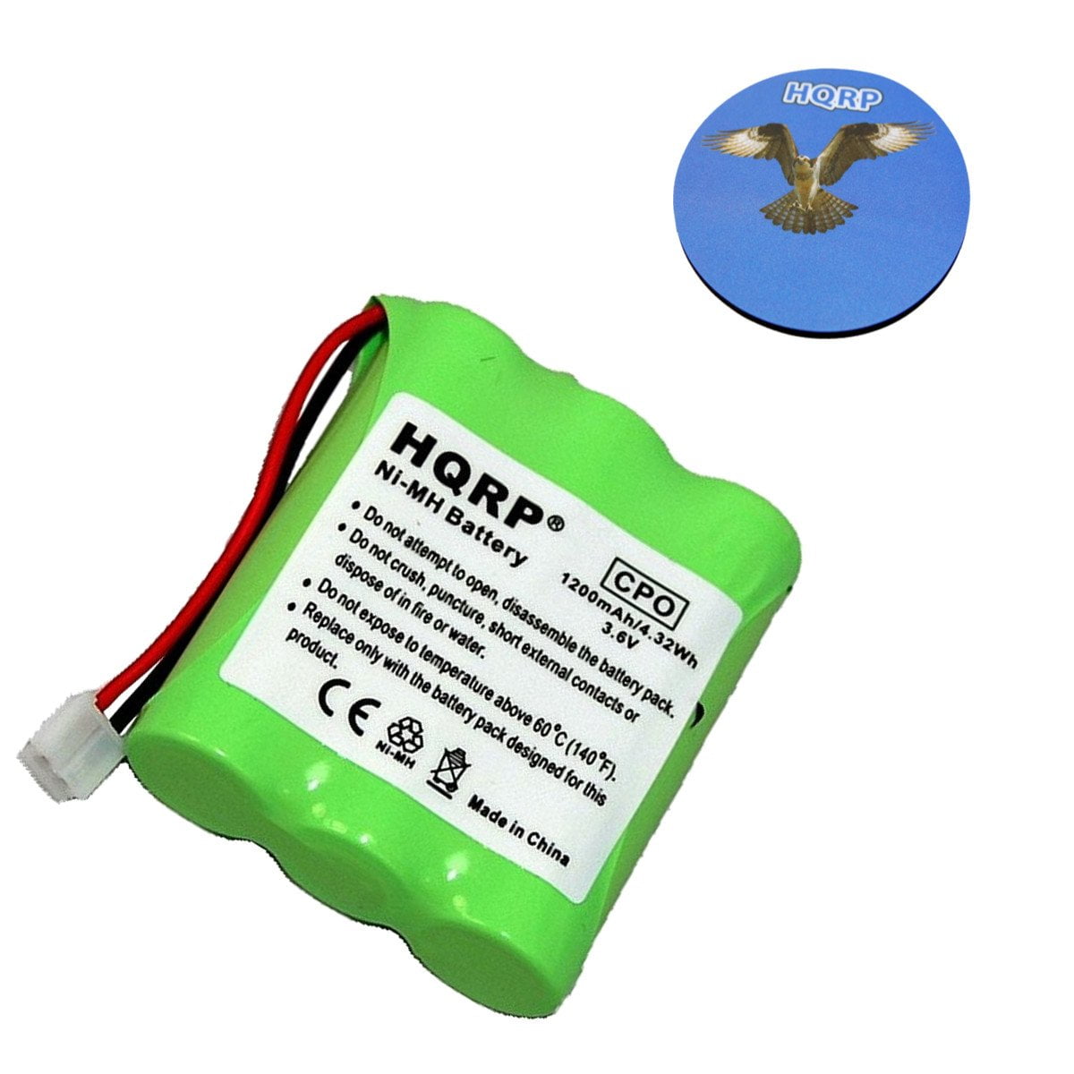 HQRP Cordless Phone Battery compatible with General Electric GE 52548