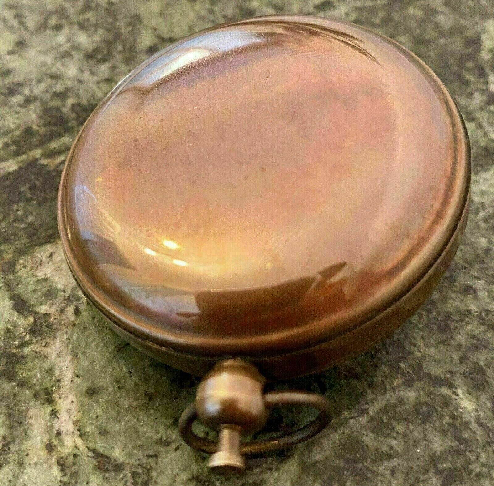 Antique Brass Compass Sundial Compass Navigation Ship Pocket Compass For Gift