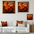 thumbnail image 4 of Designart "Flamenco Dance Amidst Flames" Dance Floater Framed Wall Art Prints, 4 of 5