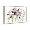 thumbnail image 4 of Stupell Industries Purple Poppy Sprigs Botanical & Floral Painting Gray Framed Art Print Wall Art, 24 x 16, 4 of 10