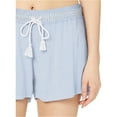 thumbnail image 3 of P.J. Salvage Womens Striped Pajama Shorts, Blue, Medium, 3 of 3