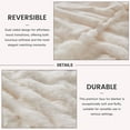 thumbnail image 4 of GHOUSE Large Throw Blanket Fluffy Faux Fur Blankets 860GSM 90x108 Inches Blanket for Couch Bed Off-White, 4 of 5