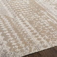thumbnail image 5 of Mark&Day Washable Rugs, 9x12 Matt Global Ivory Area Rug, Ivory Beige Carpet for Living Room, Bedroom or Kitchen (9'3" x 12', Machine Washable), 5 of 6