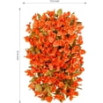 thumbnail image 2 of Bougainvillea Artificial Fall Hanging FlowersPlants for Outdoors Autumn Decoration, 2pcs Faux Bougainvillea Vines Orange Fake Flowers Realistic UV Resistant Silk Flowers for Outside Planter Yard Home, 2 of 17
