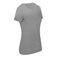 thumbnail image 3 of Natural Uniforms Women's Short Sleeve Round-Neck T-Shirt Under Scrub (Grey, X-Small), 3 of 5