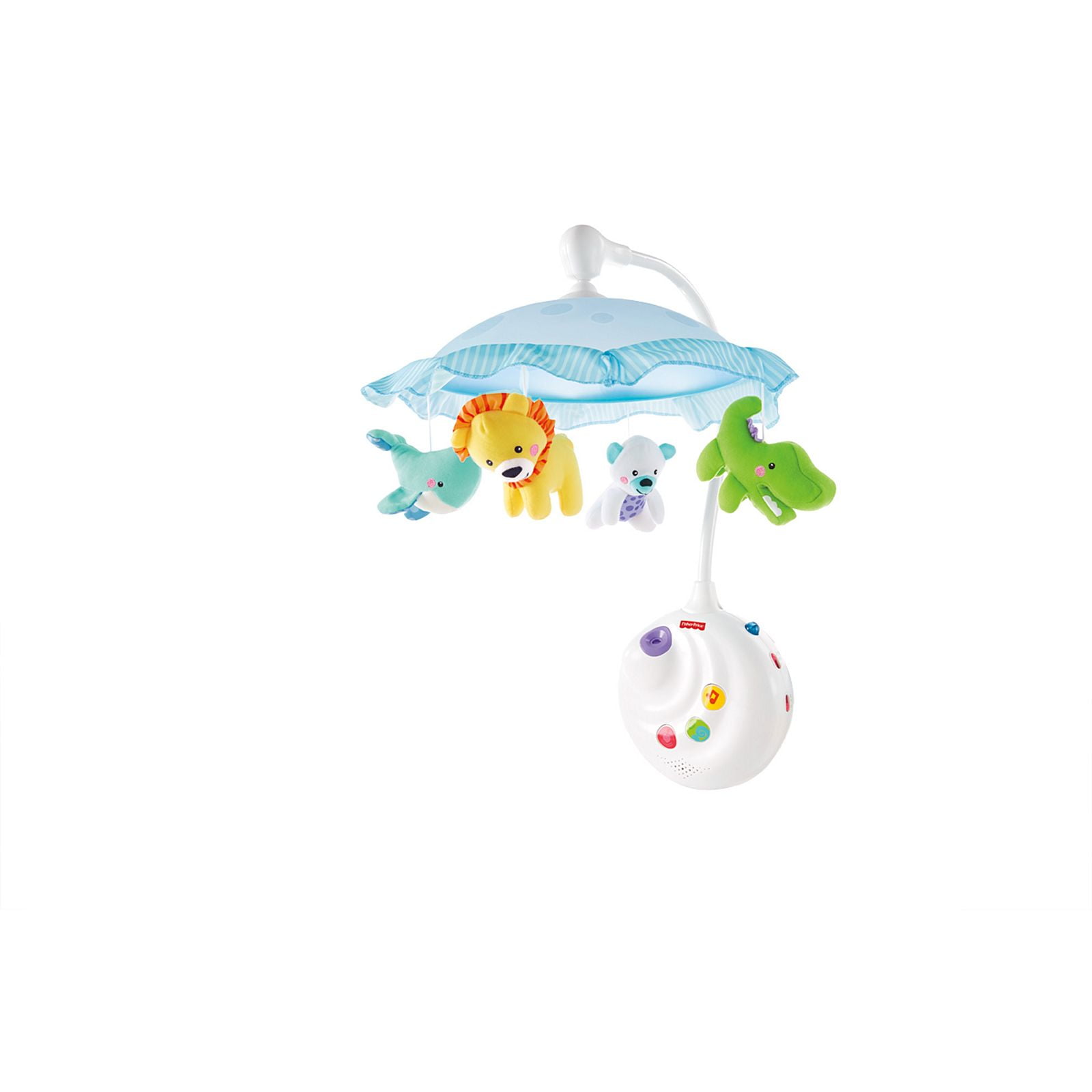 Baby Crib Mobile with Lights and Music Remote Toy for Pack and Play Newborn gift