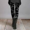 thumbnail image 2 of Jxximdong Leggings for Women Women's Autumn And Winter Camouflage Leggings Artistic Printed Soft Stretchy Pants For Women Gray S Yoga Pants, 2 of 4