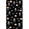 thumbnail image 4 of Tisuna Men'S Halloween Pajamas Set Skeleton Print Short Sleeve Collar Tops And Shorts Sleepwear Set Stylish Theme Party 2 Pieces Bedtime Wear Outfits Size L, 4 of 6