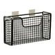 thumbnail image 1 of Organizador de puertas de armario de cocina, cestas colgantes para dormitorio Negro L, 1 of 7