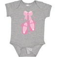 thumbnail image 3 of Inktastic Ballerina Pink Ballet Slippers Girls Baby Bodysuit, 3 of 5